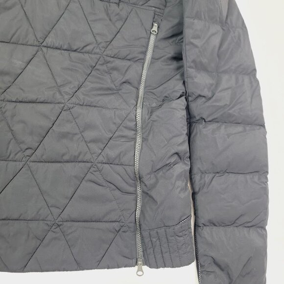 Lululemon Women's Black Fluffed Up Hooded Padded Pullover Puffer Jacket Size 6 - Picture 6 of 12